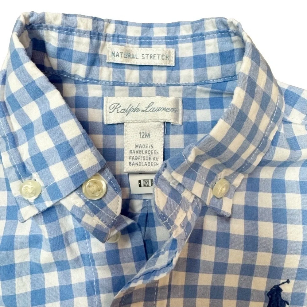Ralph Lauren Button Down Shirt 12 mo